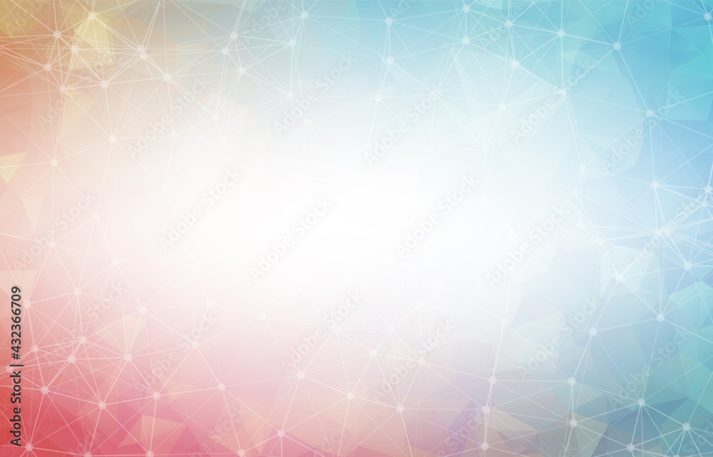 Colorful low poly background. Polygonal design pattern. Bright mosaic modern geometric design, Creative Design Templates. Connected lines with dots. Colorful low poly background. Polygonal design pattern. Bright mosaic modern geometric design, Creative Design Templates. Connected lines with dots.