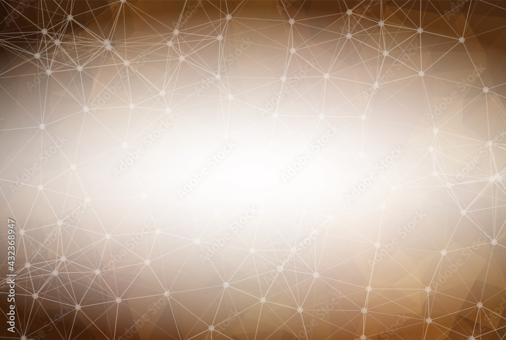 Brown low poly background. Polygonal design pattern. Bright mosaic modern geometric design, Creative Design Templates. Connected lines with dots. Brown low poly background. Polygonal design pattern. Bright mosaic modern geometric design, Creative Design Templates. Connected lines with dots.