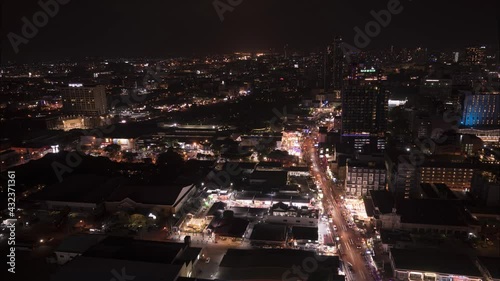 Wallpaper Mural Pattaya City Second Road View During at Night Torontodigital.ca