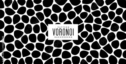 abstract organic animal pattern or voronoi art background