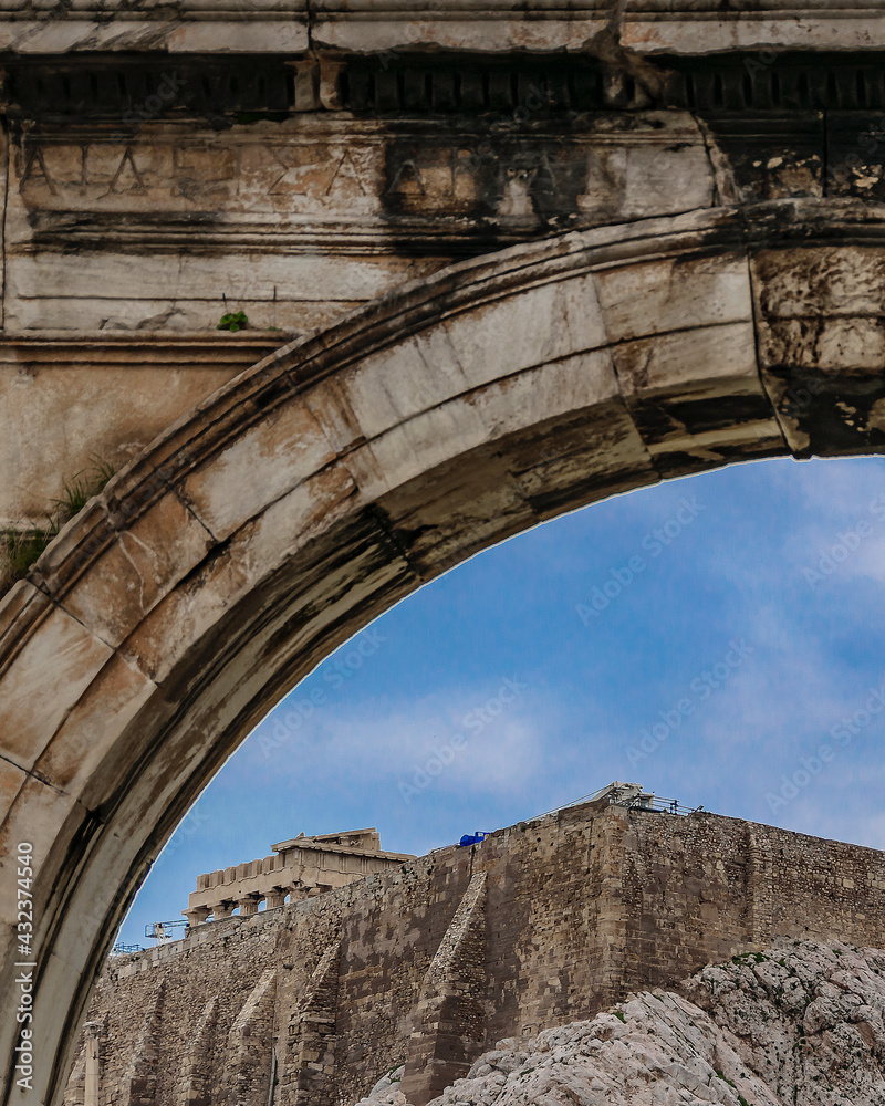 Adriano Emperor Arch, Athens Greece