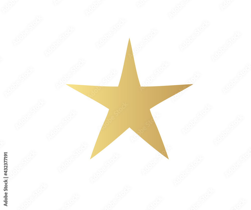 Star Icon vector eps10. Simple flat symbol. Star flat design web site, mobile app, logo on white background. illustration - Vector Star Icon vector eps10. Simple flat symbol. Star flat design web site, mobile app, logo on white background. illustration - Vector