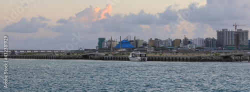 night view on Male, Maldives