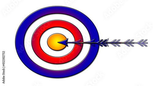 aim target goal texture with arrow and transparent background