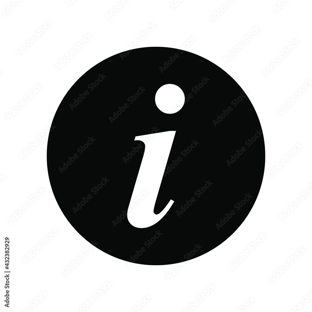 information icon - info symbol . hint information . vector illustration on blank background. eps 10