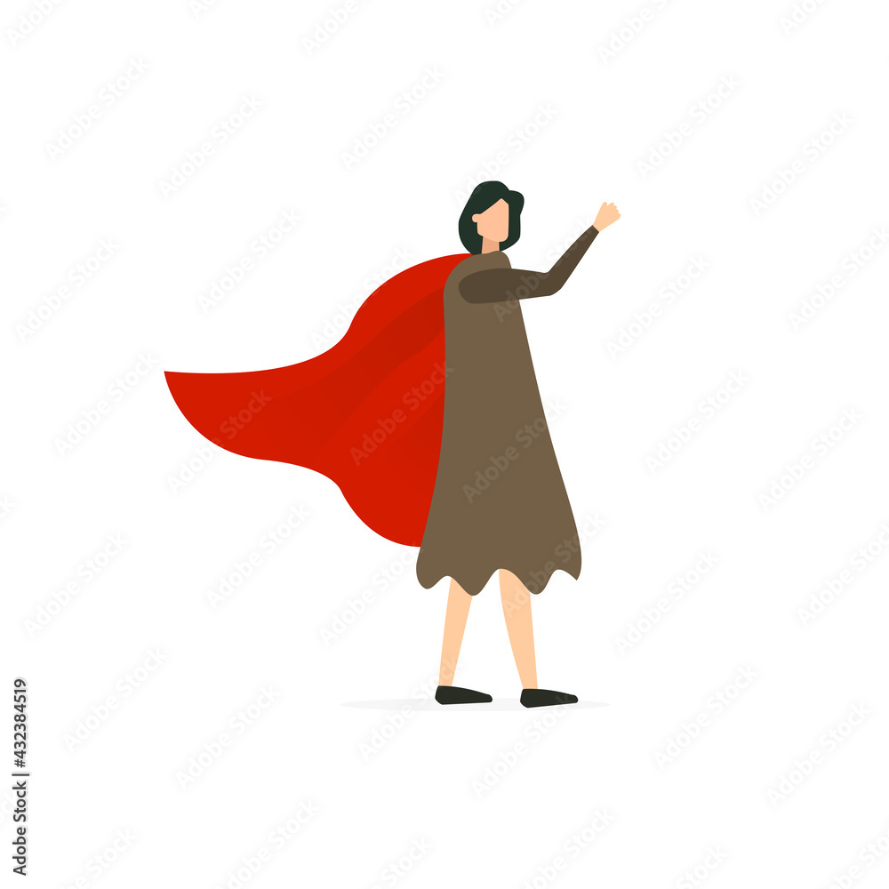 image of people, business superman concept, vector illustration image of people, business superman concept, vector illustration