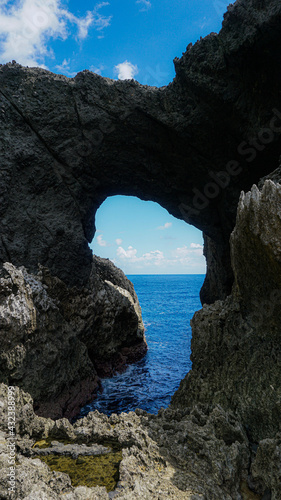 cliffs of Lanyu in Taiwan