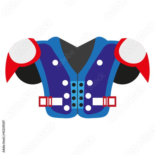 Shoulder pad and chest protector