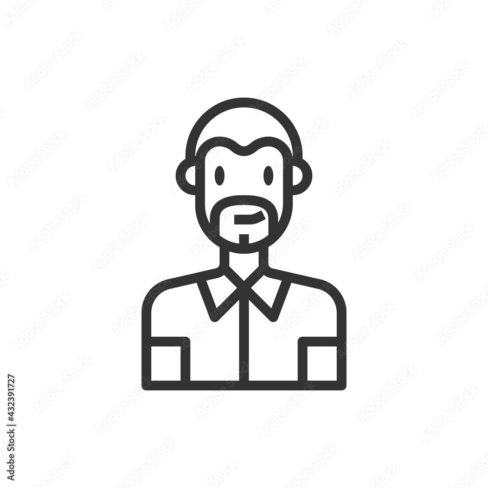 People Icon Man Vector Illustration People Icon Man Vector Illustration