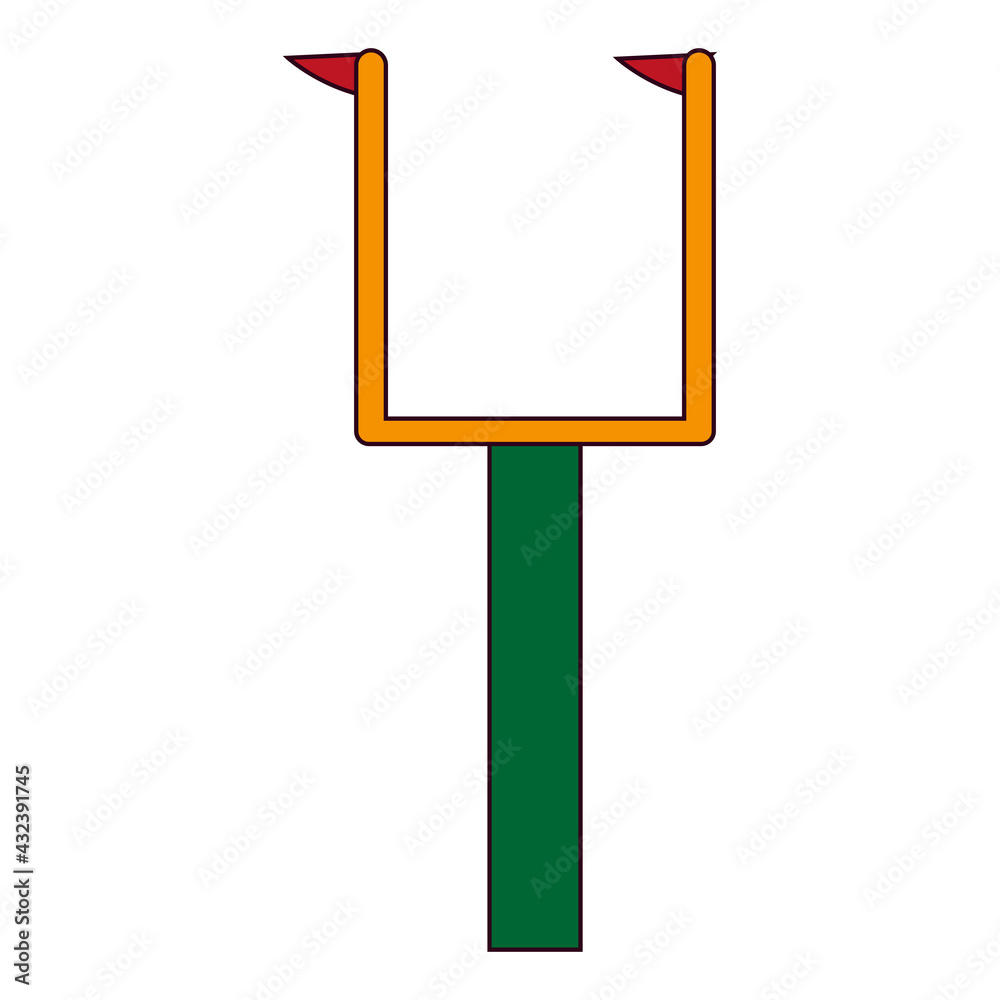 Icon of american football bow Icon of american football bow