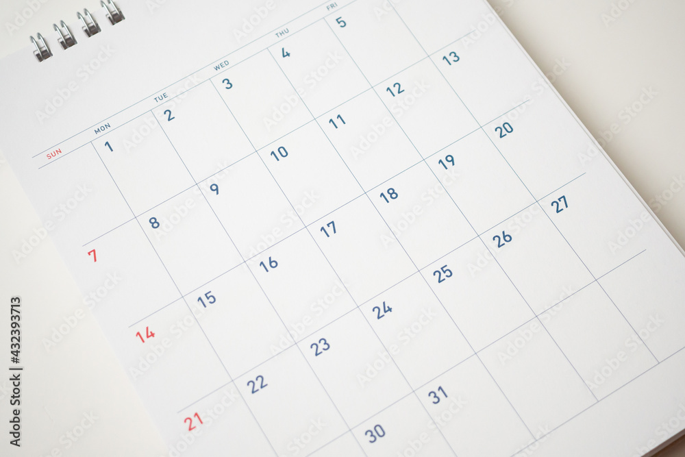 calendar page date background business planning appointment meeting concept calendar page date background business planning appointment meeting concept