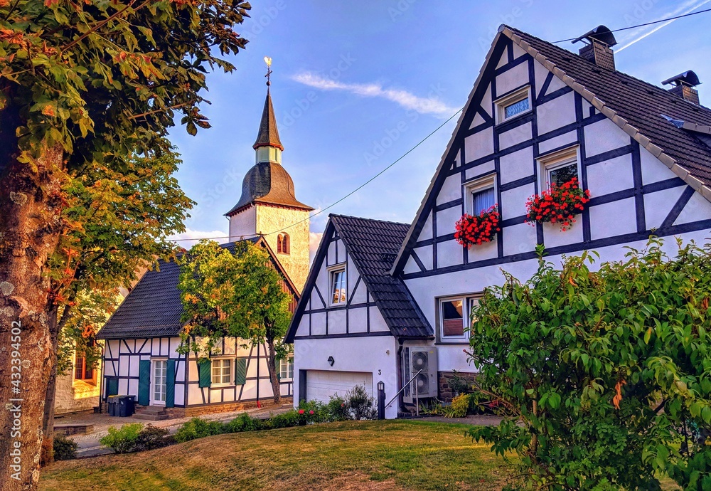 Fachwerkhäuser im Oberbergischen Kreis in Deutschland