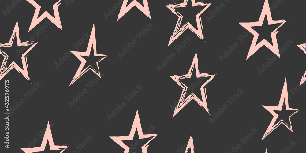 Vector geometric textures with different simple shapes. Naive cute childish art background.