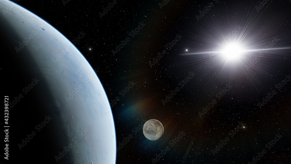 Naklejka premium Beauty of deep space, billions of galaxy in the universe