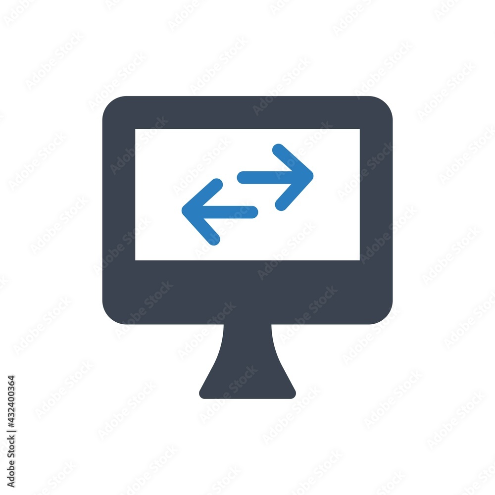 Network optimization icon Network optimization icon