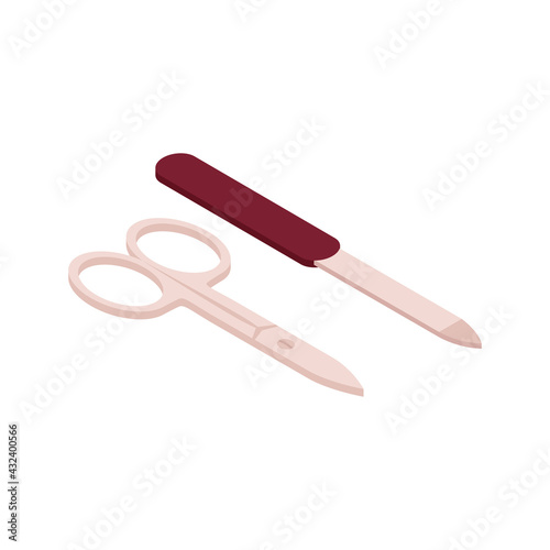 Scissors With File Composition