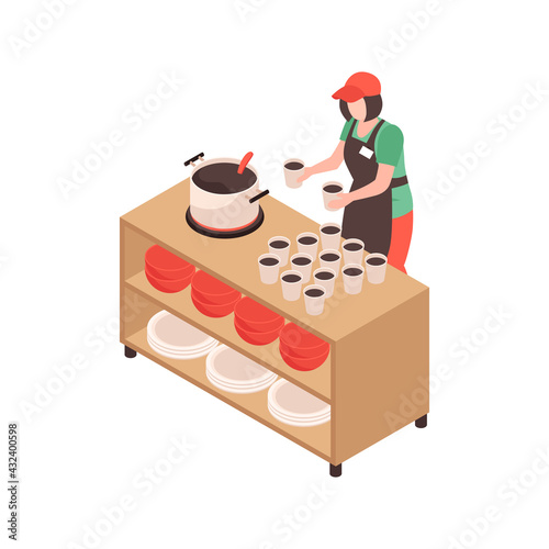 Free Drink Volunteer Composition