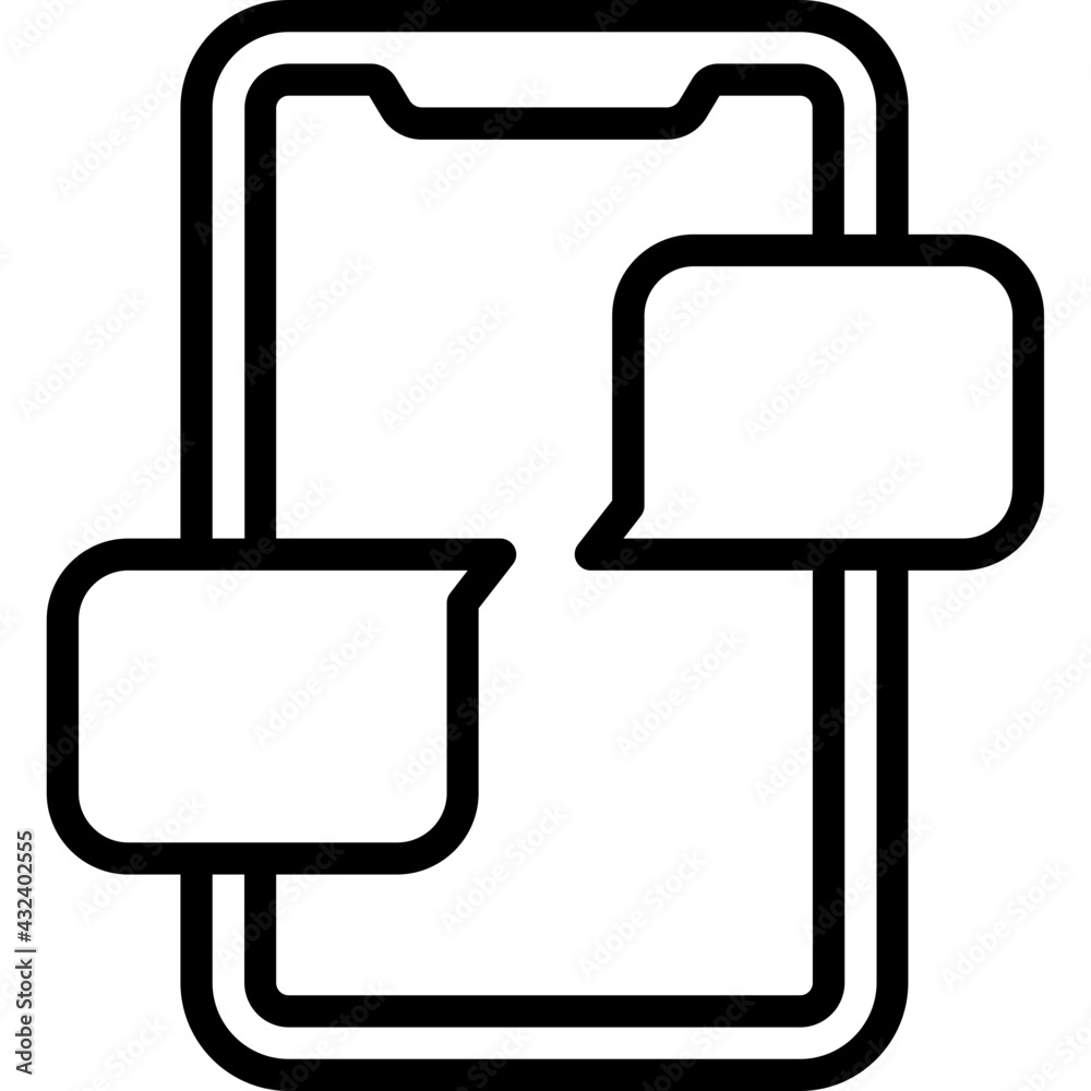 Obraz premium mobile chat