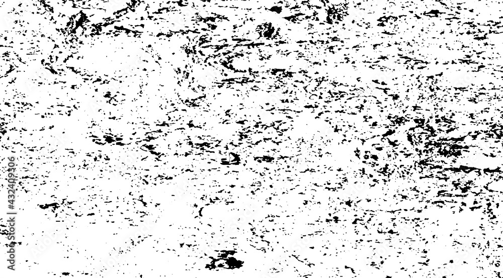 Fototapeta premium Rough black and white texture vector. Distressed overlay texture. Grunge background. Abstract textured effect. Vector Illustration. Black isolated on white background. EPS10