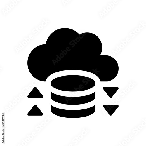 Cloud storage icon