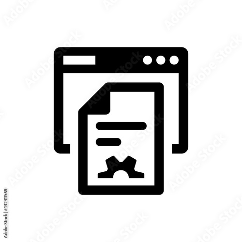 Content management icon