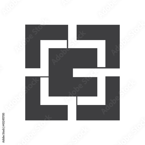 Initial lg letter logo vector template design. Linked letter gl logo design. Simple lg vector template.