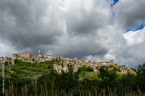 Panorama Con Paesino Landscape With Village