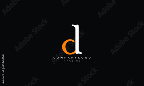 CD DC C AND D Abstract initial monogram letter alphabet logo design