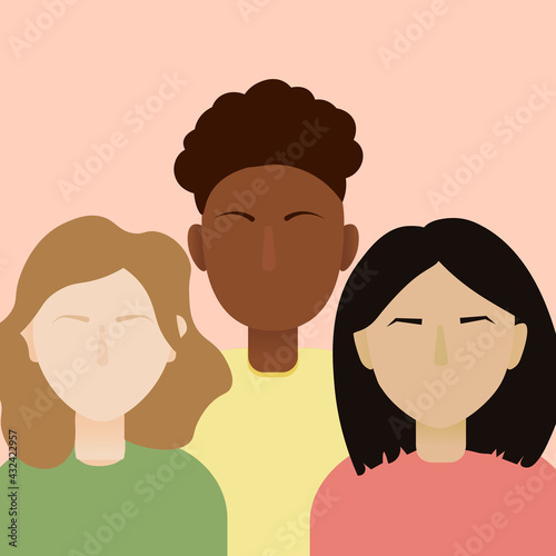 Stronger together illustration