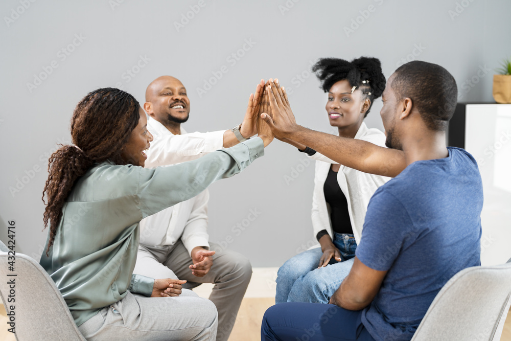 Motivational Business Meeting At Workplace
