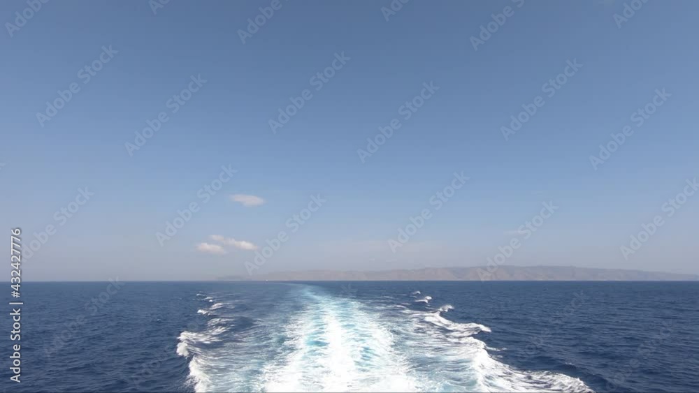 Beautiful deep blue Mediterranean Sea water. Ocean waves. Cruise ship vacation in Europe. Environmental and nature with deep blue sea. Reflection of sky and water ripples. Beautiful deep blue Mediterranean Sea water. Ocean waves. Cruise ship vacation in Europe. Environmental and nature with deep blue sea. Reflection of sky and water ripples.