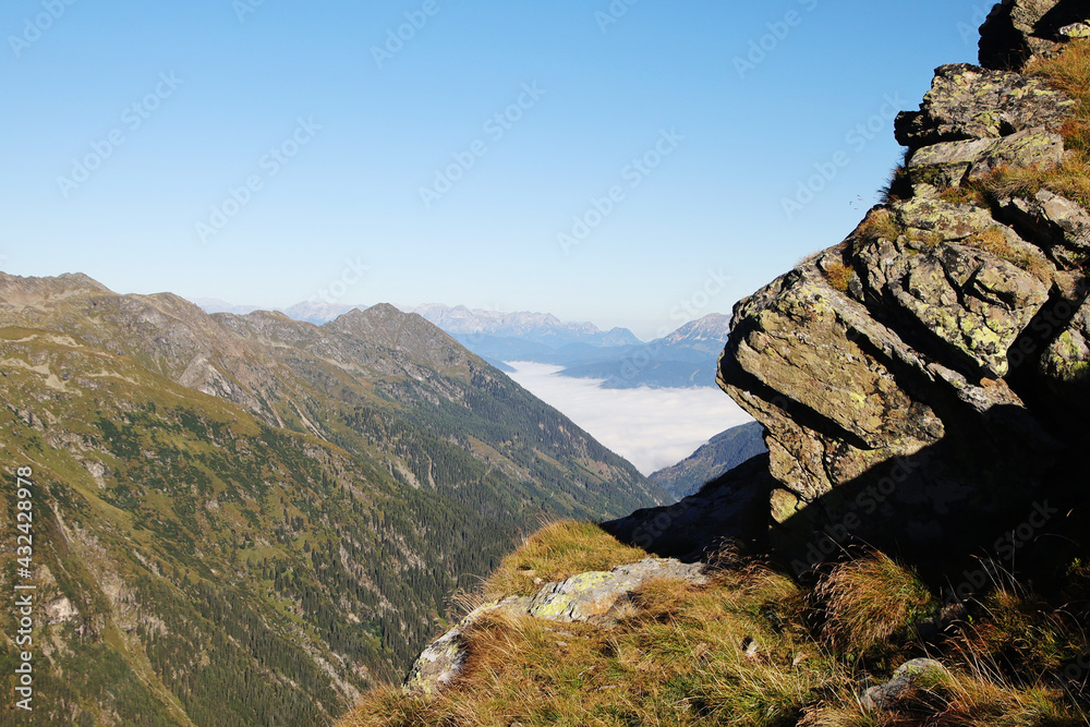 Obraz premium Mountain view in Klafferkessel, Austria