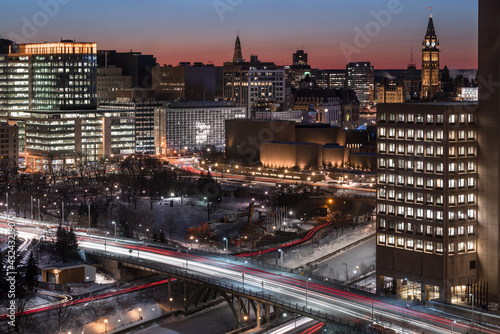Photography Ottawa Skyline at Sunset