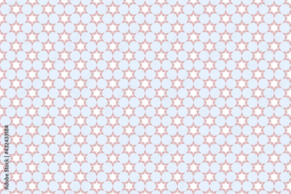 Seamless Star Pattern on White. Childish star falling pattern. Perfect for home decor, clothes, dinner napkins, and more Seamless Star Pattern on White. Childish star falling pattern. Perfect for home decor, clothes, dinner napkins, and more