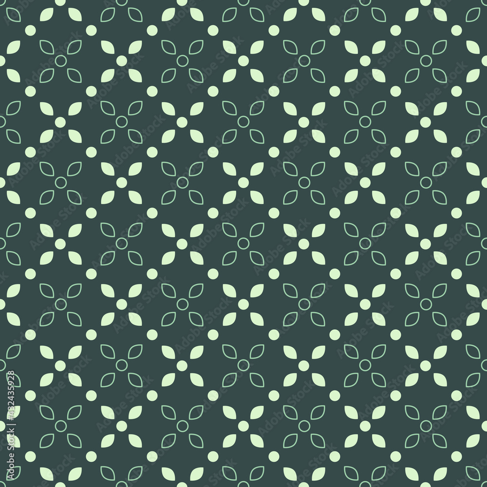 Seamless decorative vector pattern