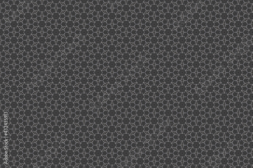 Wallpaper Mural White Arabic pattern on Black background. Islamic ornament Style Seamless pattern. Background with seamless pattern in Islamic style. Geometrical Pattern Textures Background.  Torontodigital.ca