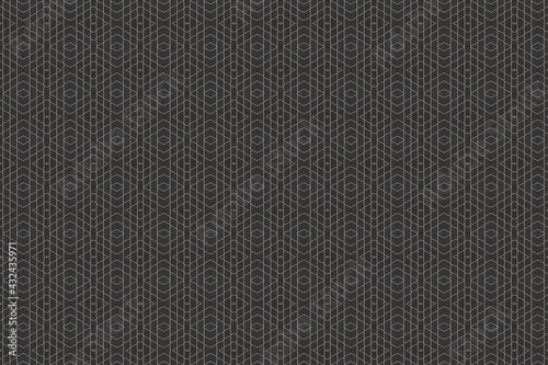 White Arabic pattern on Blac background. Islamic ornament Style Seamless pattern. Background with seamless pattern in Islamic style. Geometrical Pattern Textures Background. gray fabric Backgrounds.