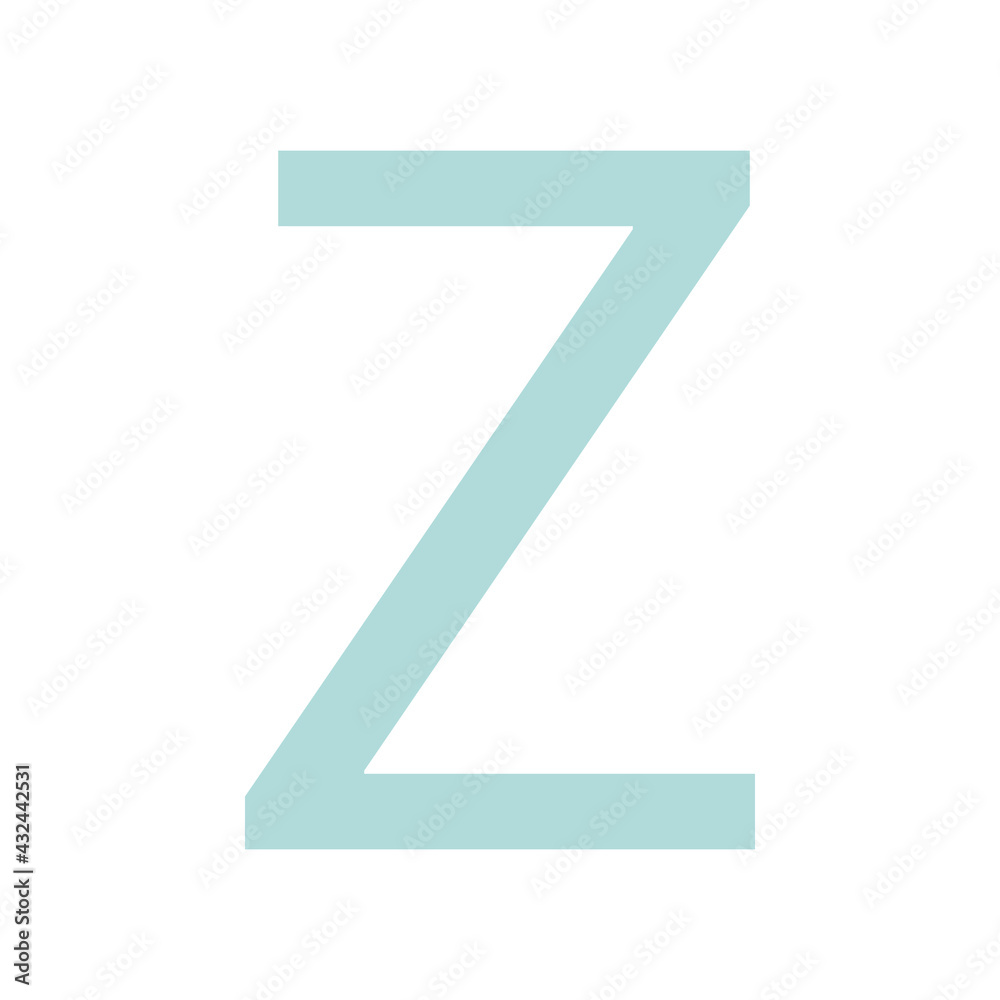 LETTER Z SIMPLE CLIP ART VECTOR ILLUSTRATION LETTER Z SIMPLE CLIP ART VECTOR ILLUSTRATION
