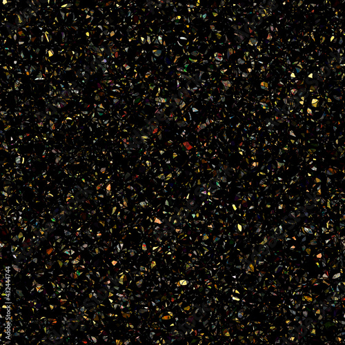 Small paint light elements on dark background. Seamless pattern