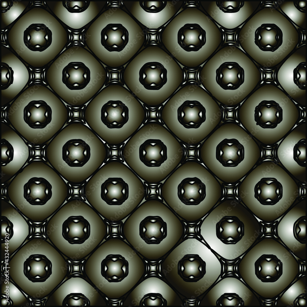 Pattern with a black-and-white gradient . Abstract metallic background