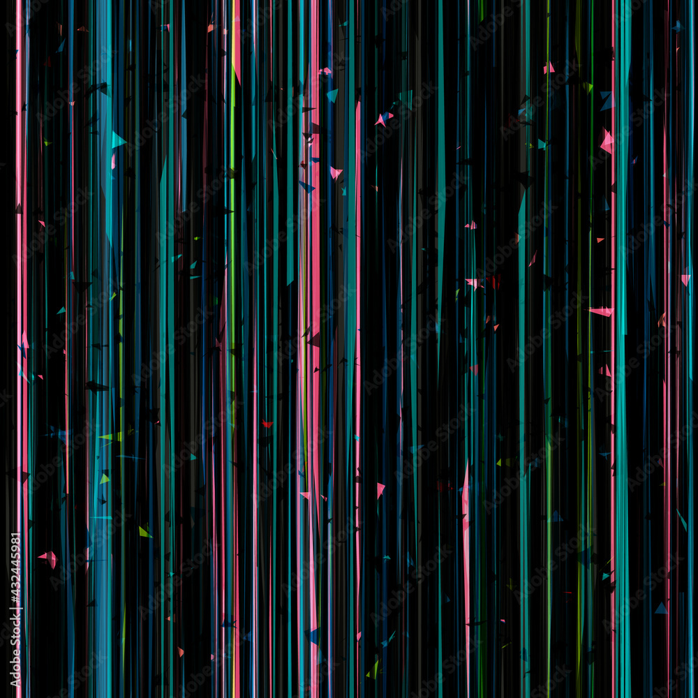 Dynamic seamless texture from lines and small triangles. Blue, black, pink pattern. Abstract vector background for web page, banners backdrop, fabric, home decor, wrapping Dynamic seamless texture from lines and small triangles. Blue, black, pink pattern. Abstract vector background for web page, banners backdrop, fabric, home decor, wrapping