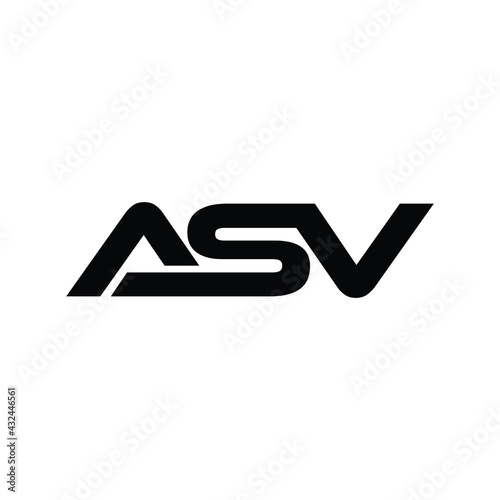 asv letter logo  photo