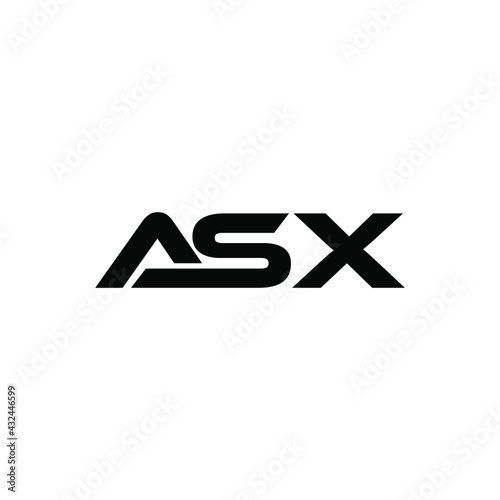 asx lettre logo design  photo