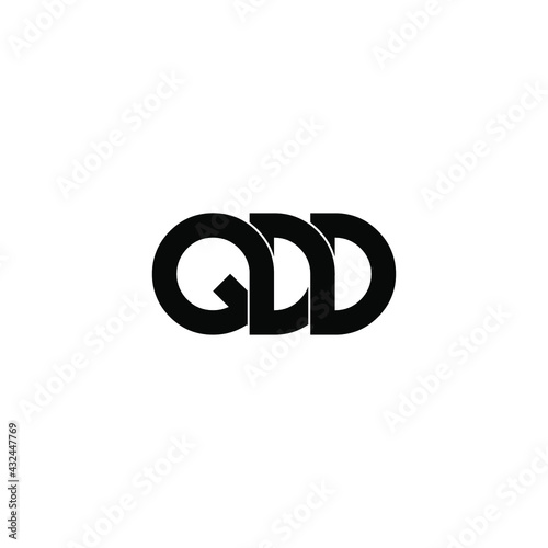 qdd letter original monogram logo design
