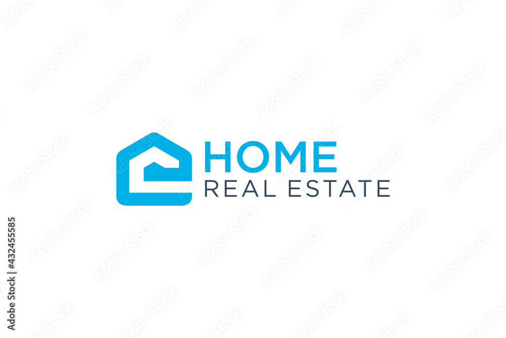 Letter E Real Estate Logo. Construction Architecture Building Logo Design Template Element Letter E Real Estate Logo. Construction Architecture Building Logo Design Template Element