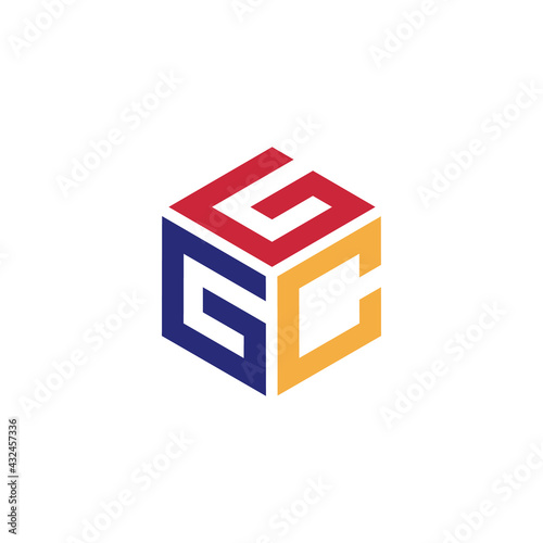 Hexagon logo with the letters GGC design