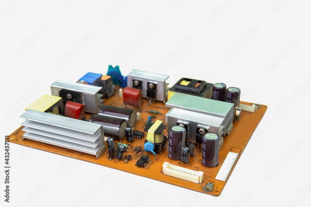 Circuit Board, Plank - Timber, Cut Out, White Color Circuit Board, Plank - Timber, Cut Out, White Color