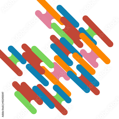 Abstract geometric background, colorful image