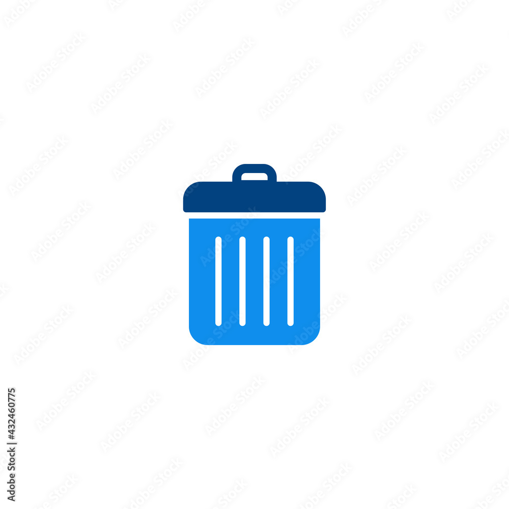 Delete flat icon vector for computer, web and mobile app Delete flat icon vector for computer, web and mobile app