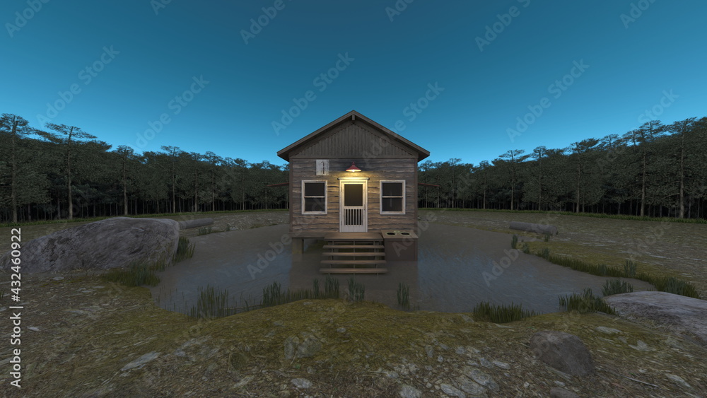 Fototapeta premium 小さな家